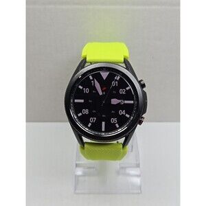 Samsung Galaxy Watch3 45mm LTE Mystic Black Smartwatch GPS Heart Rate Neon *READ